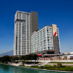 La Capital nestled along Monterrey's prestine canal.